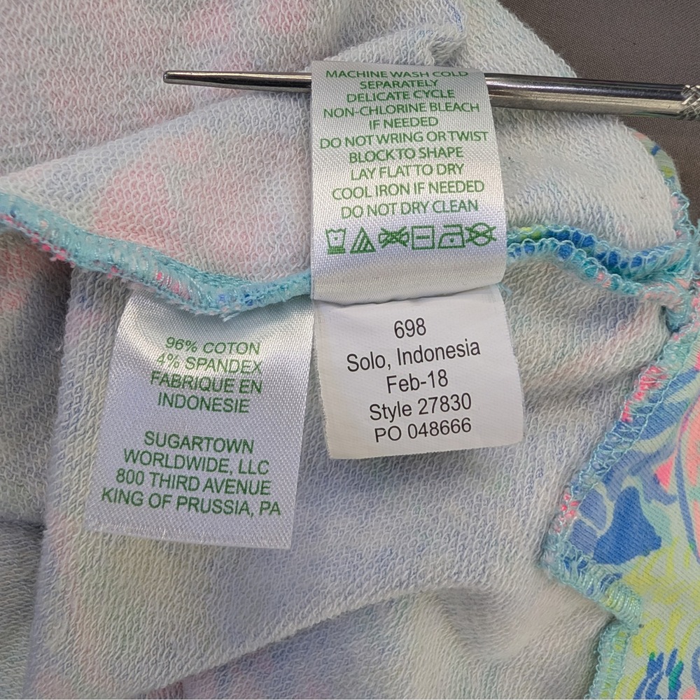 Lilly Pulitzer Mermaid Print 1/4 Zip Pullover Small - Picture 6 of 12